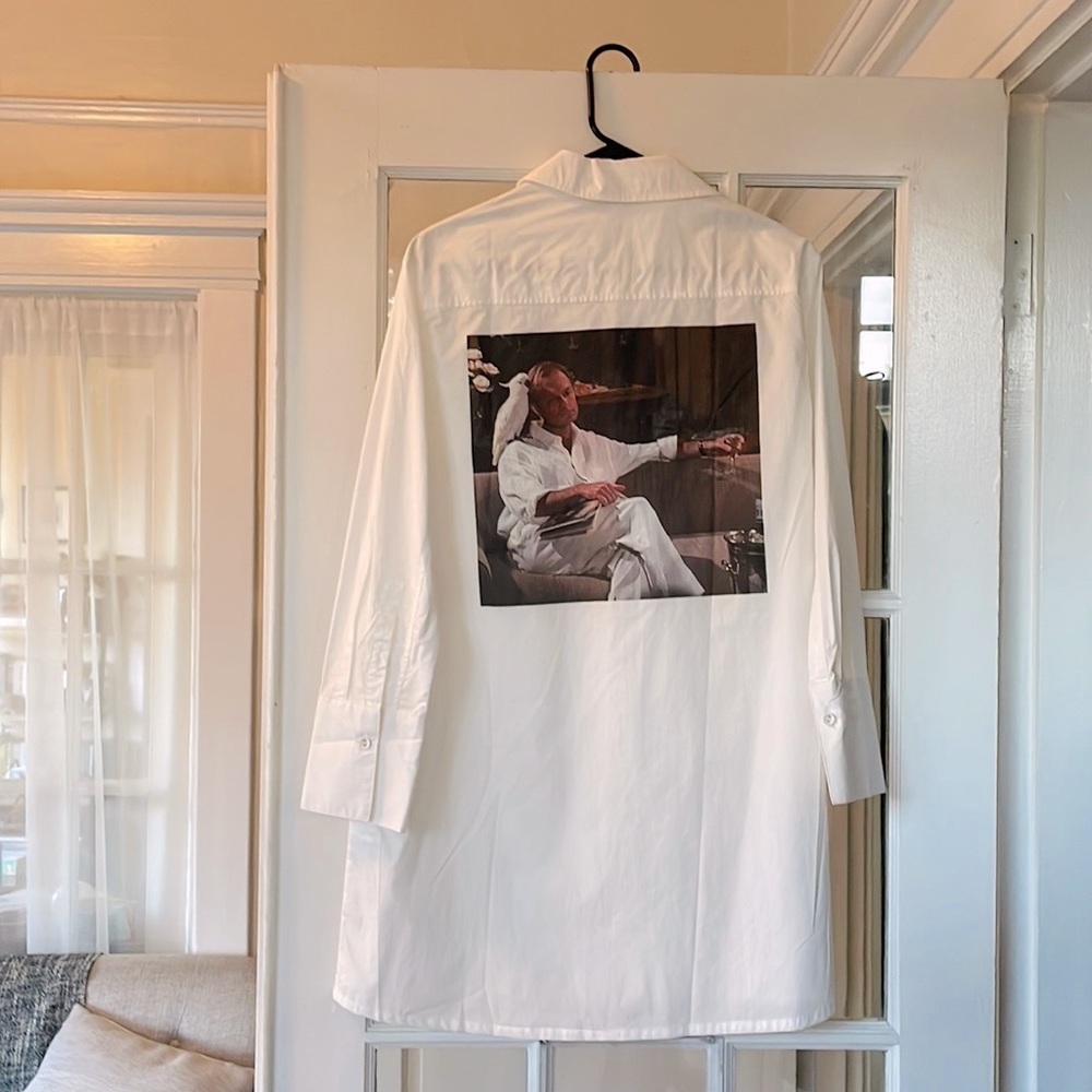 Rachel Antonoff Niles Crane Shirt Dress Small Limited Edition